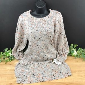 Taylor Boat-Neck Sweater Dress-Fawn